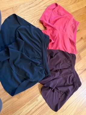 lululemon athletica Women's Athletic Shorts in Black, Pink, and Plum